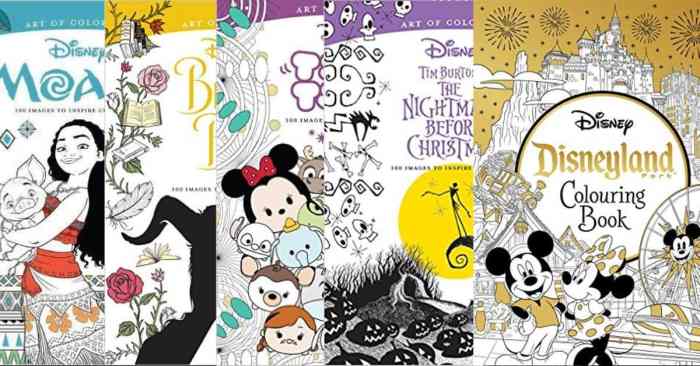 Coloring book pages disney