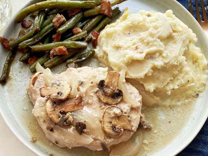 Boneless pork chop recipes cream of mushroom soup