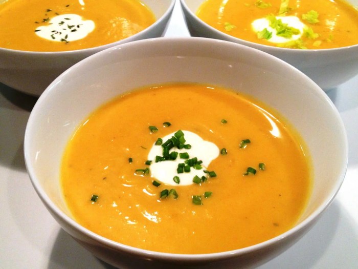 Butternut squash soups recipes