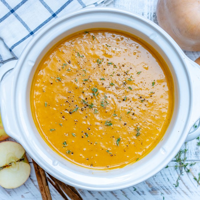 Butternut squash soup crockpot recipe