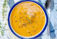 Butternut squash soup crockpot recipe