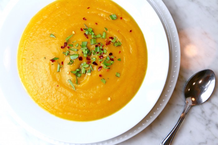 Butternut ginger squash soup recipe