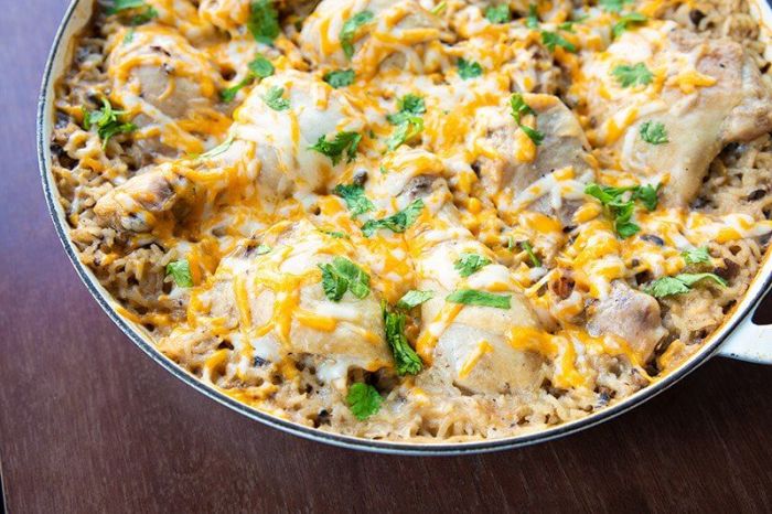 Chicken and rice casserole with cream of mushroom soup recipe