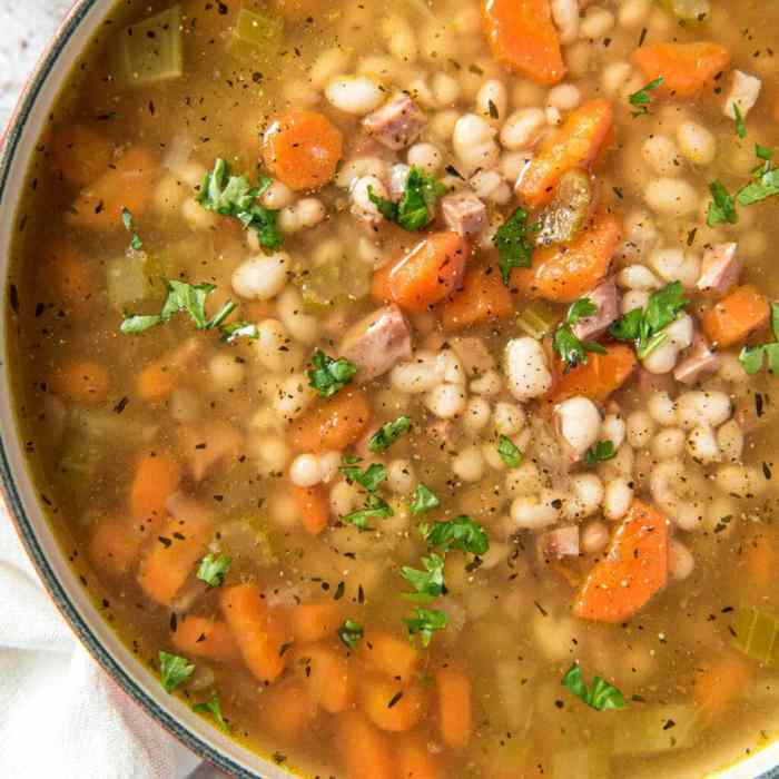 Canned navy bean soup recipe