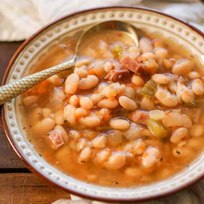 Canned navy bean soup recipe