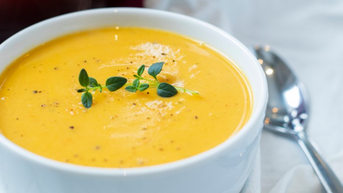 Butternut squash soup recipe with heavy cream