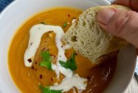 Butternut squash soup recipe with heavy cream