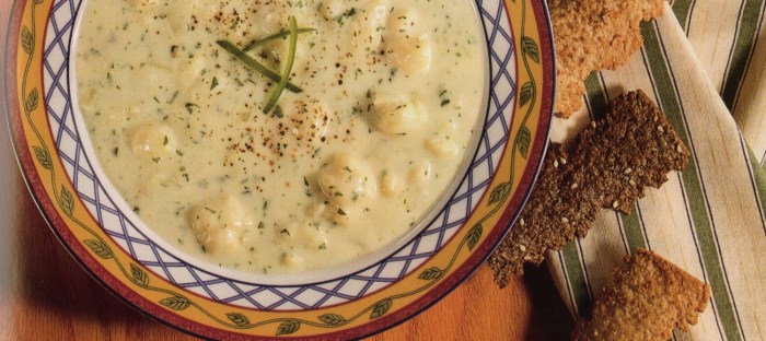 Cauliflower cheddar soup recipe