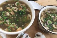 Broccoli and mushroom soup recipe