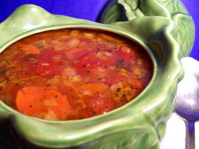 Cabbage soup recipe without tomatoes