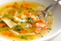 Cheesy chicken soup recipe