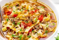 Cabbage and ground beef soup recipes